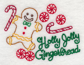 Holly Jolly Gingerbread (Vintage)