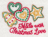 Made With Christmas Love Cookies (Vintage)