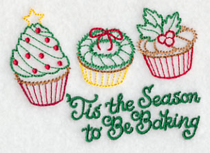 Tis the Season to be Baking Cupcakes (Vintage)