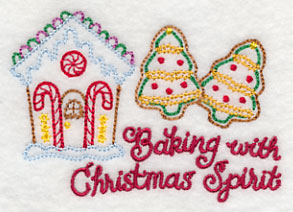 Baking with Christmas Spirit (Vintage)