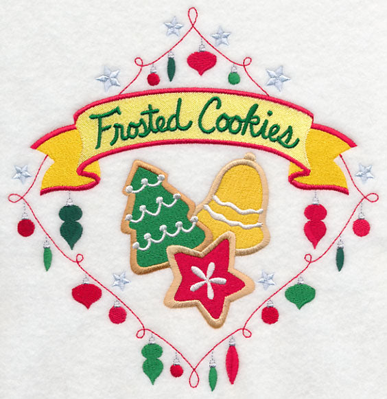 Sweet Christmas Frosted Cookies Diamond