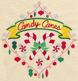 Sweet Christmas Candy Canes Diamond