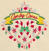 Sweet Christmas Candy Canes Diamond