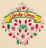 Sweet Christmas Candy Canes Diamond