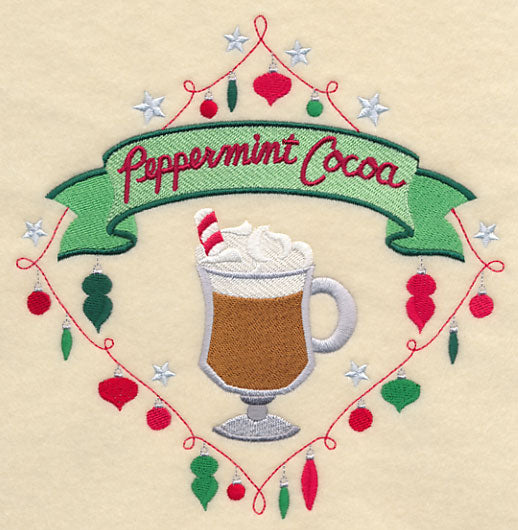 Sweet Christmas Peppermint Cocoa Diamond