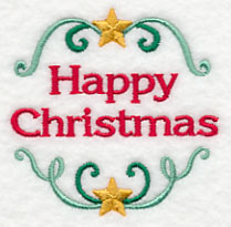 Happy Christmas Jar Cover