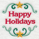 Happy Holidays Jar Cover