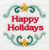 Happy Holidays Jar Cover