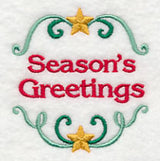 Season's Greetings Jar Cover