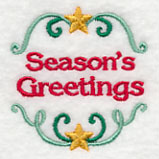 Season's Greetings Jar Cover