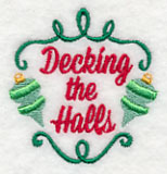 Decking the Halls Jar Cover