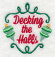 Decking the Halls Jar Cover