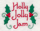 Holly Jolly Jam Jar Cover