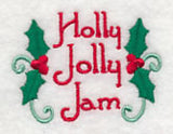 Holly Jolly Jam Jar Cover