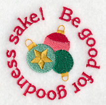 Be Good For Goodness Sake Jar Cover