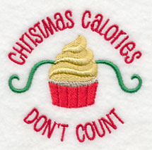 Christmas Calories Don't Count Jar Cover