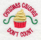 Christmas Calories Don't Count Jar Cover