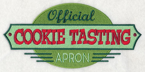 Official Cookie Tasting Apron