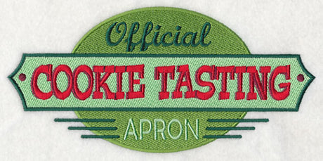 Official Cookie Tasting Apron