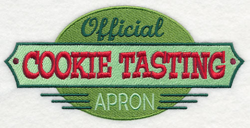 Official Cookie Tasting Apron