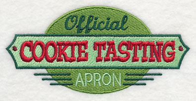 Official Cookie Tasting Apron