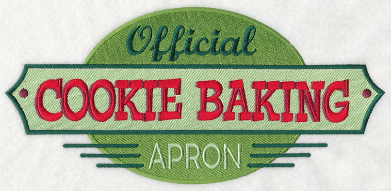 Official Cookie Baking Apron