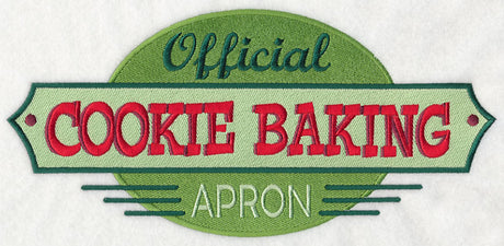 Official Cookie Baking Apron