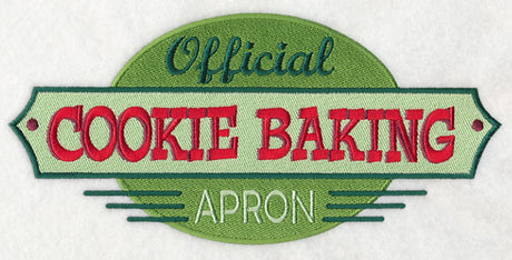 Official Cookie Baking Apron