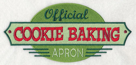 Official Cookie Baking Apron
