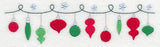 Sweet Christmas Ornament Border