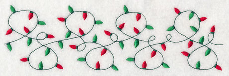 Sweet Christmas Lights Border