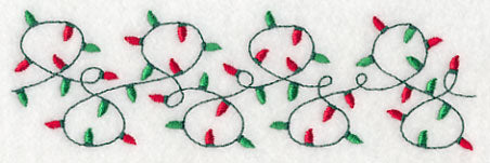 Sweet Christmas Lights Border