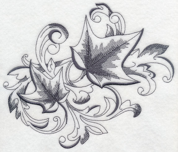 Baroque Ivy Flourish
