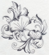 Baroque Ginkgo Flourish