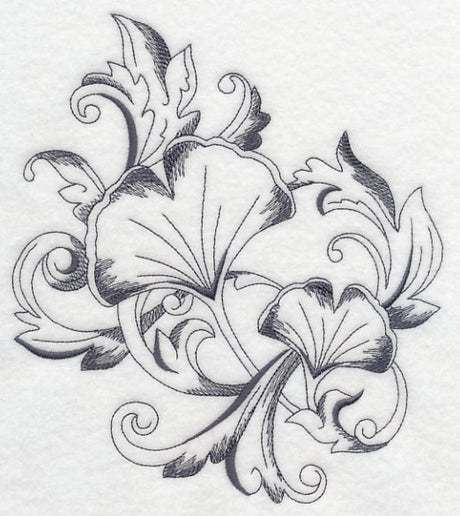 Baroque Ginkgo Flourish