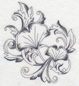 Baroque Ginkgo Flourish