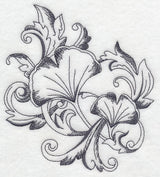 Baroque Ginkgo Flourish