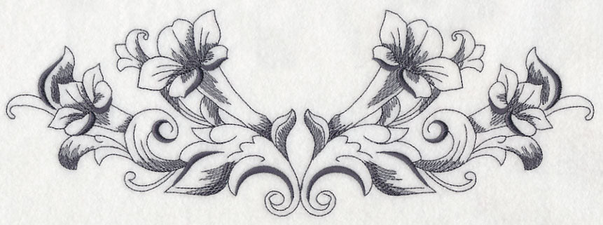 Baroque Trumpet Vine Spray