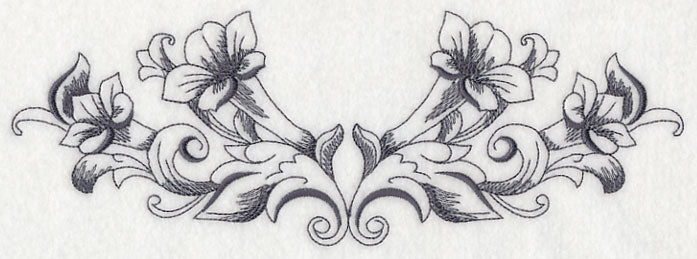 Baroque Trumpet Vine Spray