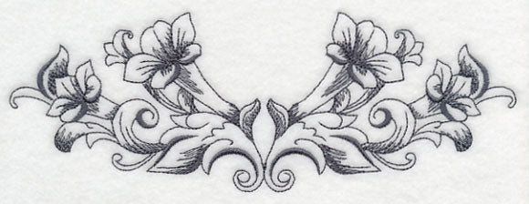 Baroque Trumpet Vine Spray