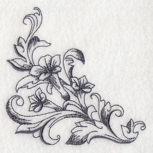 Baroque Trumpet Vine Corner