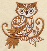 Owl with Flourish