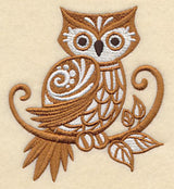 Owl with Flourish