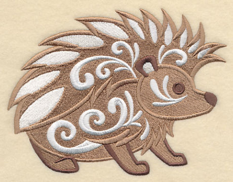 Hedgehog with Flourish
