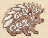 Hedgehog with Flourish
