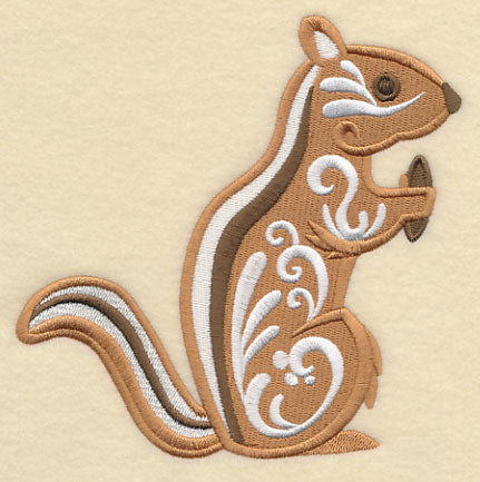 Chipmunk with Flourish