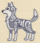 Wolf with Flourish