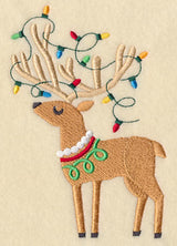 Reindeer with Christmas Lights