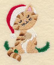 Christmas Kitten 2