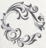 Baroque Circle Frame